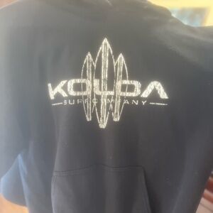 Koloa Surf Company Black Hoodie size large